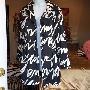 Graffiti Jacket with pleats- Discounted Shipping